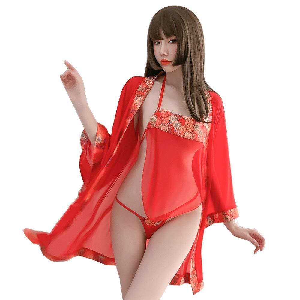 7546 Lingerie sexy lingerie Japanese retro kimono dress cosplay Japanese